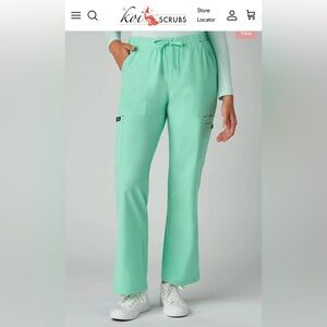 NWT Koi Holly 8 pocket stretch Cargo pants (S) in Heather Jelly Mint